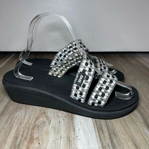 Teva Voya Luma Wedge Sandal Flip Flop Women’s Size 8